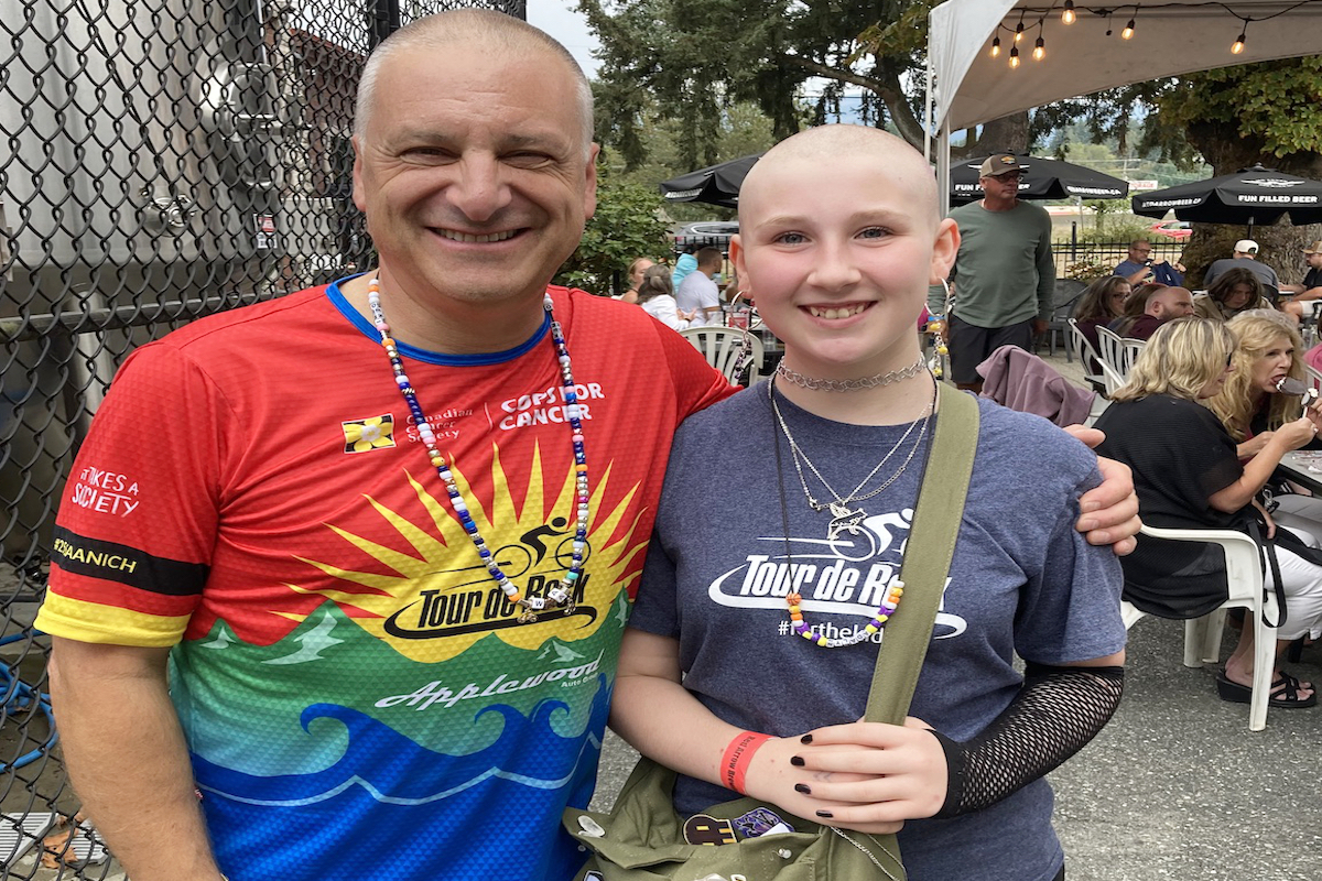 Head shave highlights Tour de Rock fundraising concert in Duncan