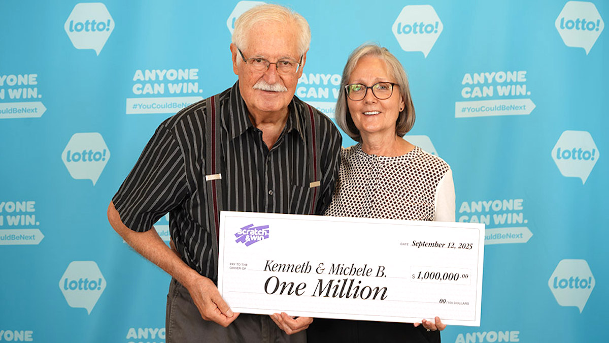 Mill Bay Couple wins $1M on scratch ticket