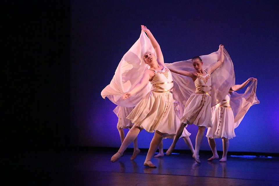 Beautiful costuming is a hallmark of a Steps Ahead Show at the Killy Theatre in the T. Gil Bunch Centre. [Kevin Rothbauer/Citizen]