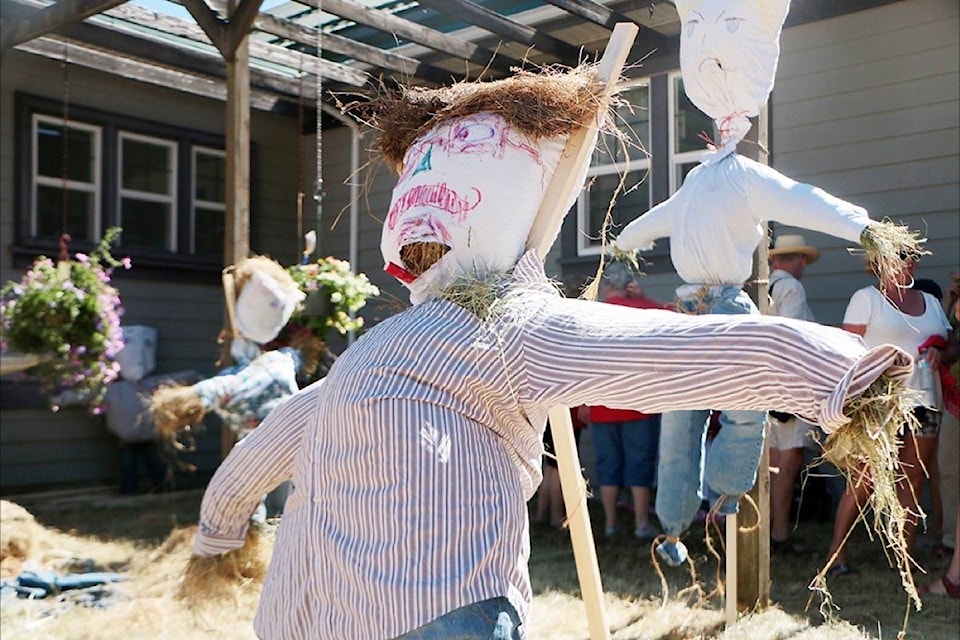 Scarecrows at the Cobble Hill Fair