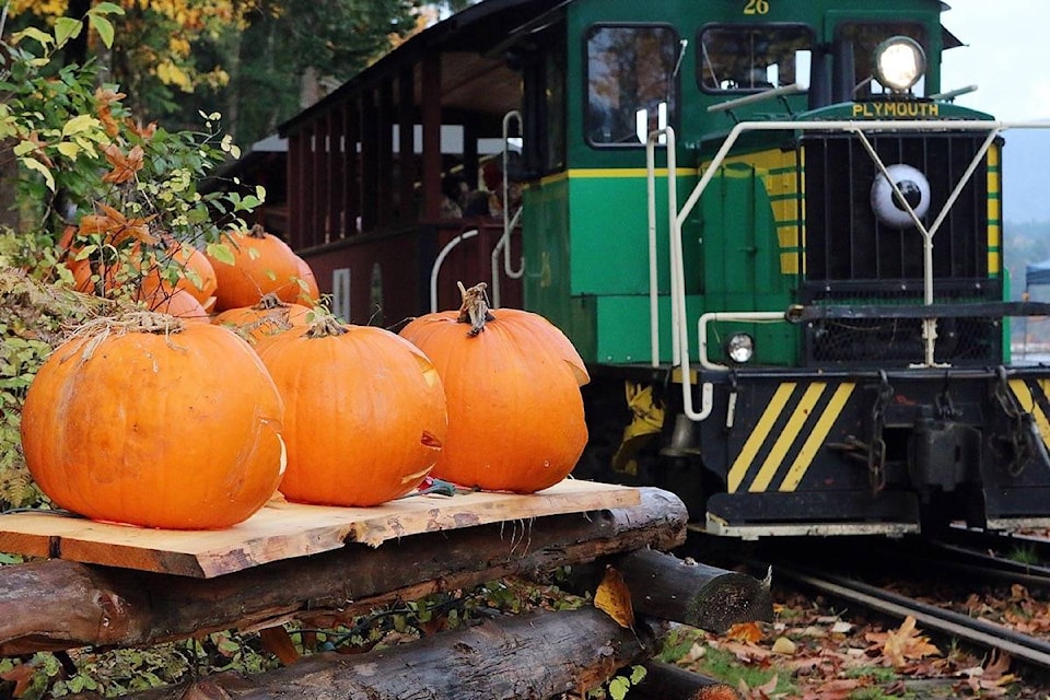 The Halloween Train at the BC Forest Discovery Centre is ready to take to the tracks. (Citizen file)
