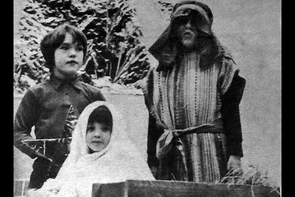 Here we see the Nativity scene from J. H. Boyd School’s Christmas show in December 1978.