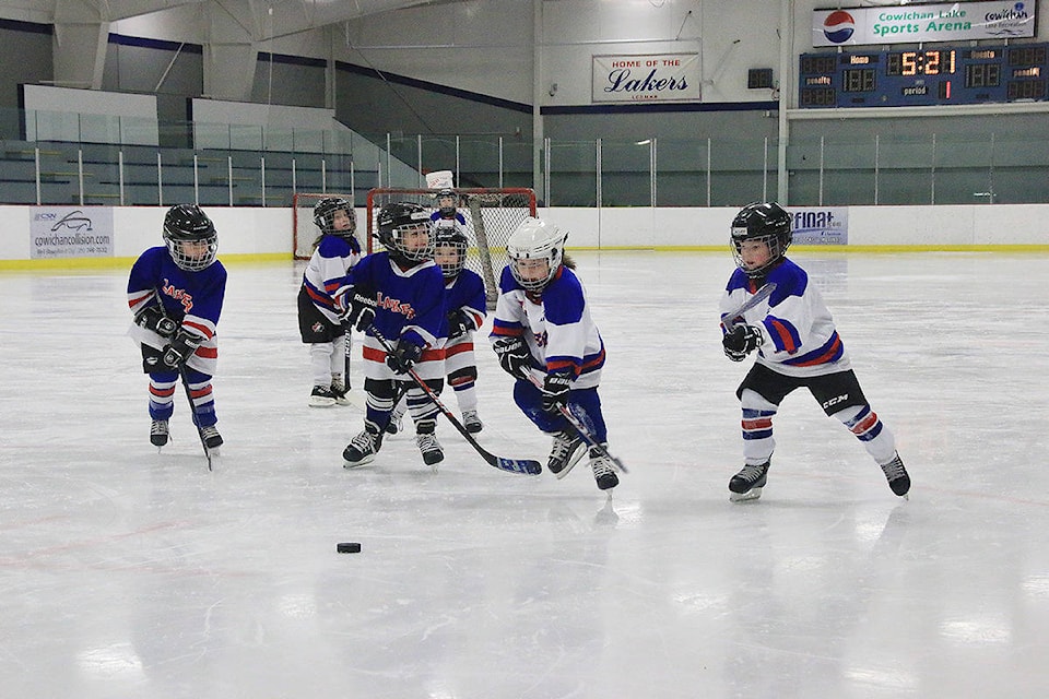 Get ready, get set, to see all Lake Cowichan’s minor hockey teams in action on Jan. 19. (Gazette file)