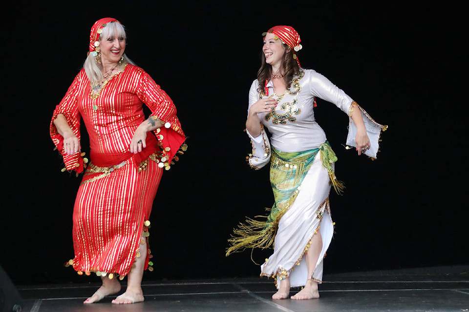 Sometimes it’s fun to combine comedy with belly dancing, as in this light-hearted number. (Lexi Bainas/Citizen)