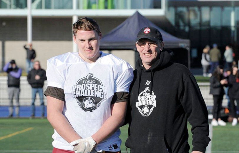 Cowichan Bulldogs standout Dillon Wilson was named MVP at both Star Bowl and the Western Prospects Challenge this spring. (Katie Burt photo)