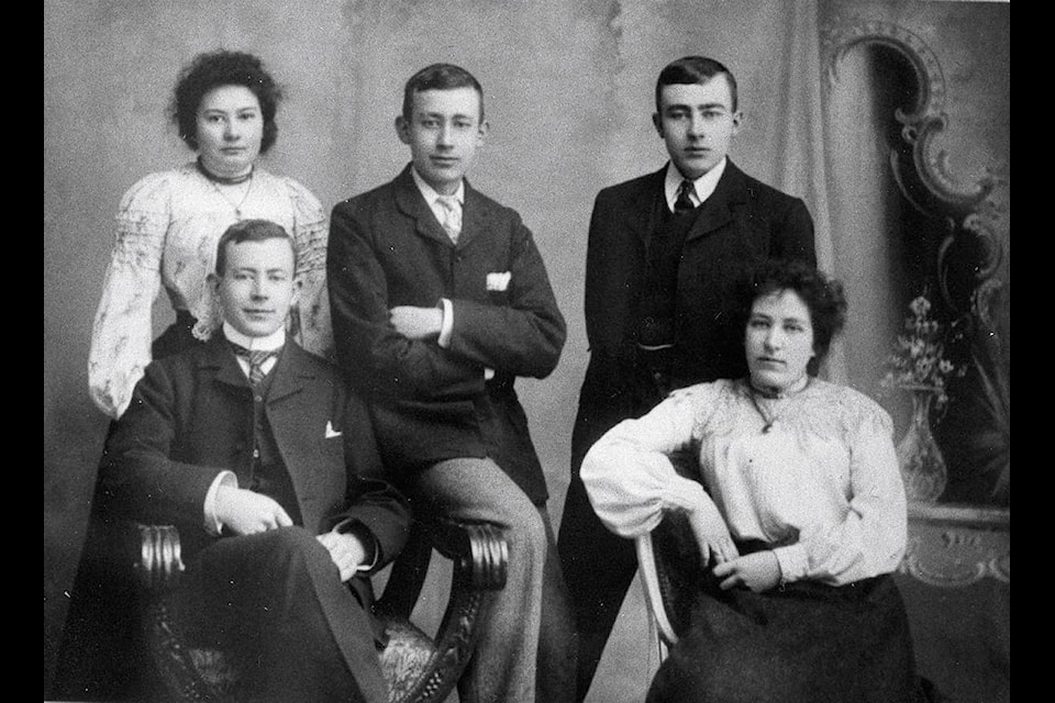 James and Mary Ford’s family. Douglas Ford, back row, right. (Submitted)