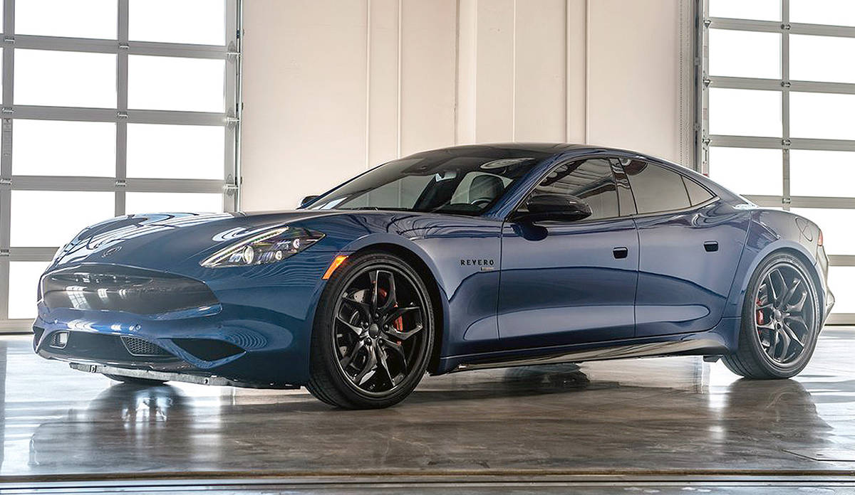 The new Karma GSe-6 could resemble the Revero hybrid, pictured, but the GSe-6 is an EV with no range-extending gasoline engine. PHOTO: KARMA