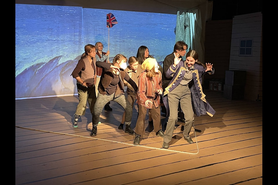 Queen Margaret’s School in Duncan put on ‘Peter and the Starcatcher’, from April 27-30, 2022. (Photos by Hayley Picard and Loretta Paoli)