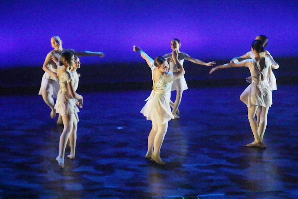 Bottom left: The Intermediate Foundation Ballet dancers perform ‘Gravity’. (Kevin Rothbauer/Citizen)