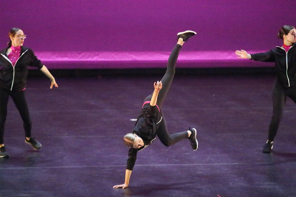 Dancers with Warmland Dance perform the number Sour Candy. (Kevin Rothbauer/Citizen)