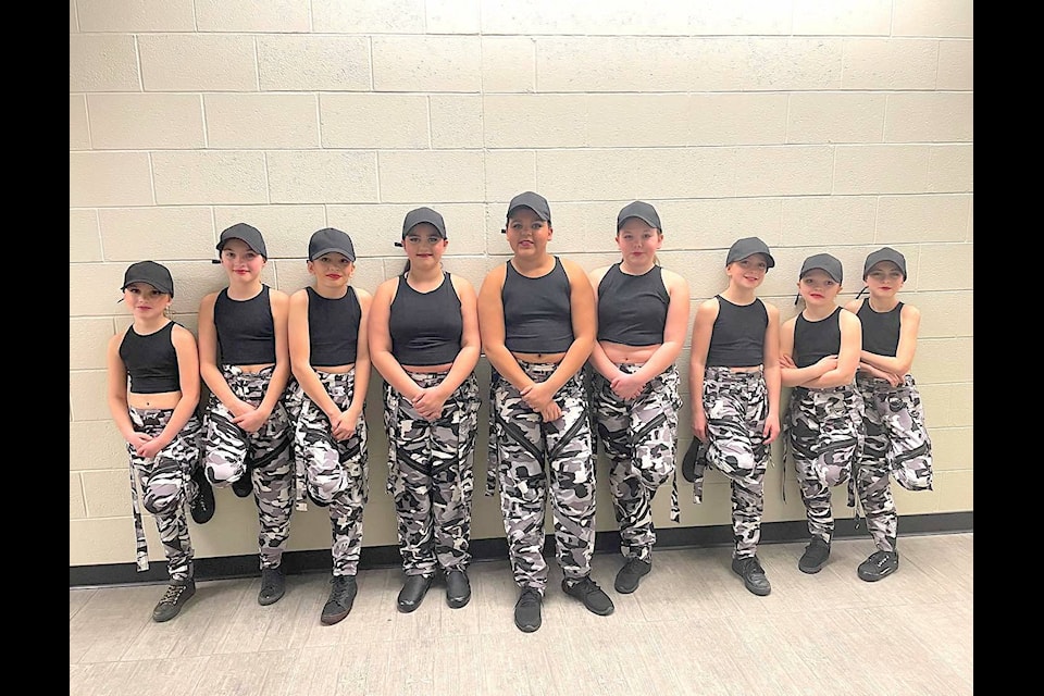 Studio Fusion dancers ready to take the stage for hip hop at the Cowichan Music Festival. (Courtesy of Studio Fusion Dance)