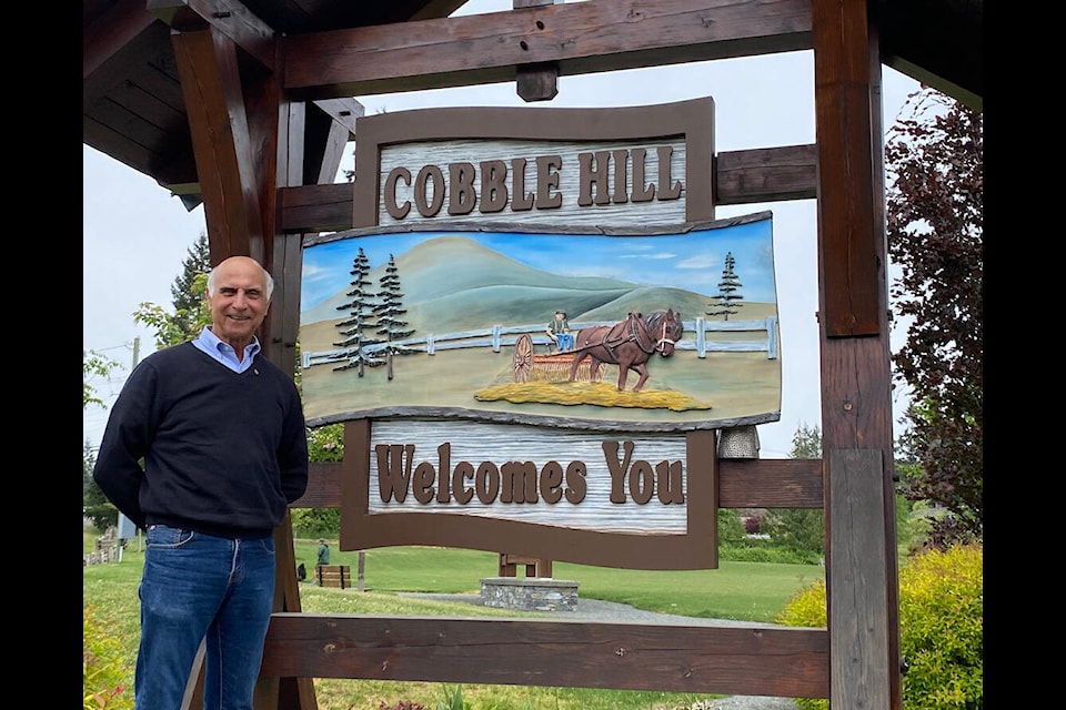 Area C director Mike Wilson welcomes you to Cobble Hill to experience all of it’s charms and sense of community. (Chadd Cawson/Citizen)