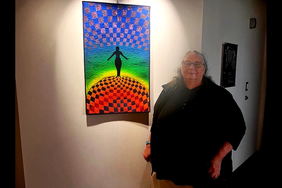 Donna Krane's quilt "Free Spirit," embraces the explorative and uninhibited artistic process (Gillian Francis/Cranbrook Townsman)