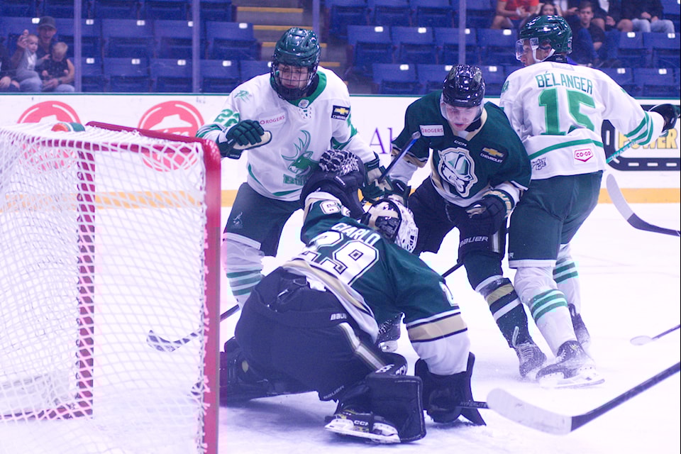 The Cranbrook Bucks defeated the Okotoks Oilers 3-2 during BCHL action at Western Financial Place on Friday, Sept. 27. Trevor Crawley/Cranbrook Townsman