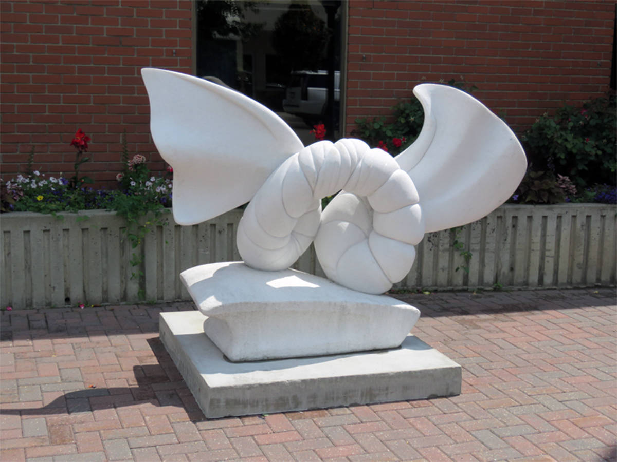 City installs sculpture art walk downtown Cranbrook Daily Townsman