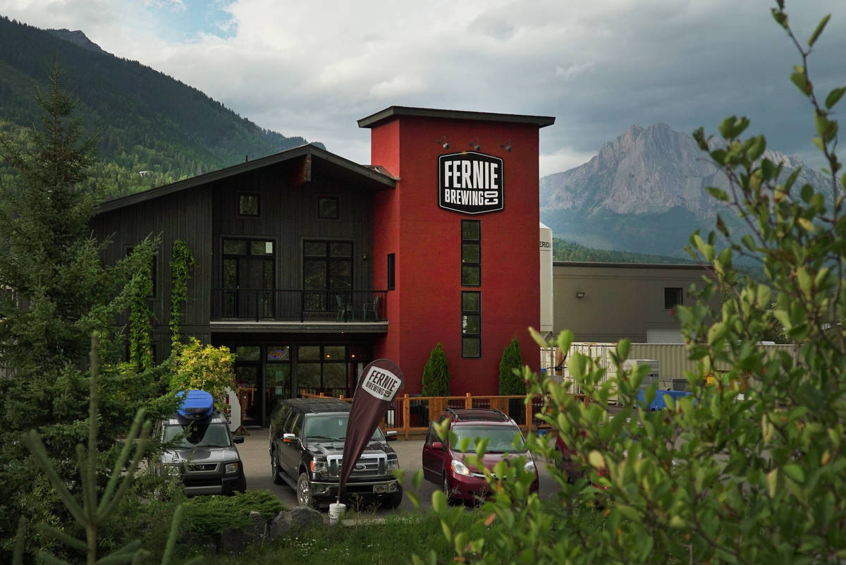 Fernie Brewing, British Columbia’s eastern-most brewery, is among six breweries contributing to the Explore BC IPA recipe. BC Ale Trail photo.