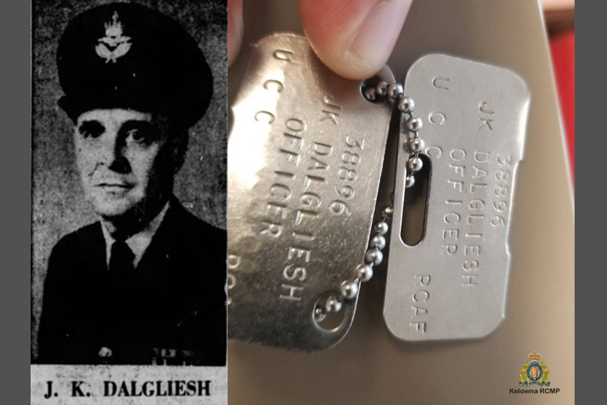 Fluke find reunites dog tags of late B.C. veteran with family