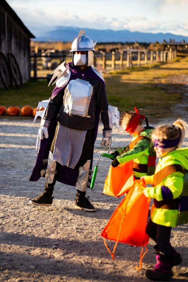 Trick-or-treaters at the Fort Steele Spooktacular on Saturday, October 26, 2019. (Colin Ferguson/Syltography file)