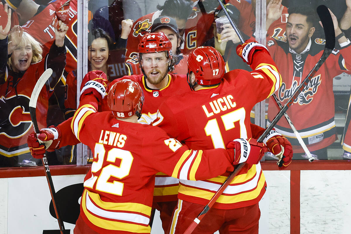 Flames torch Oilers 9-6 in wild start to Battle of Alberta series -  Cranbrook Daily Townsman