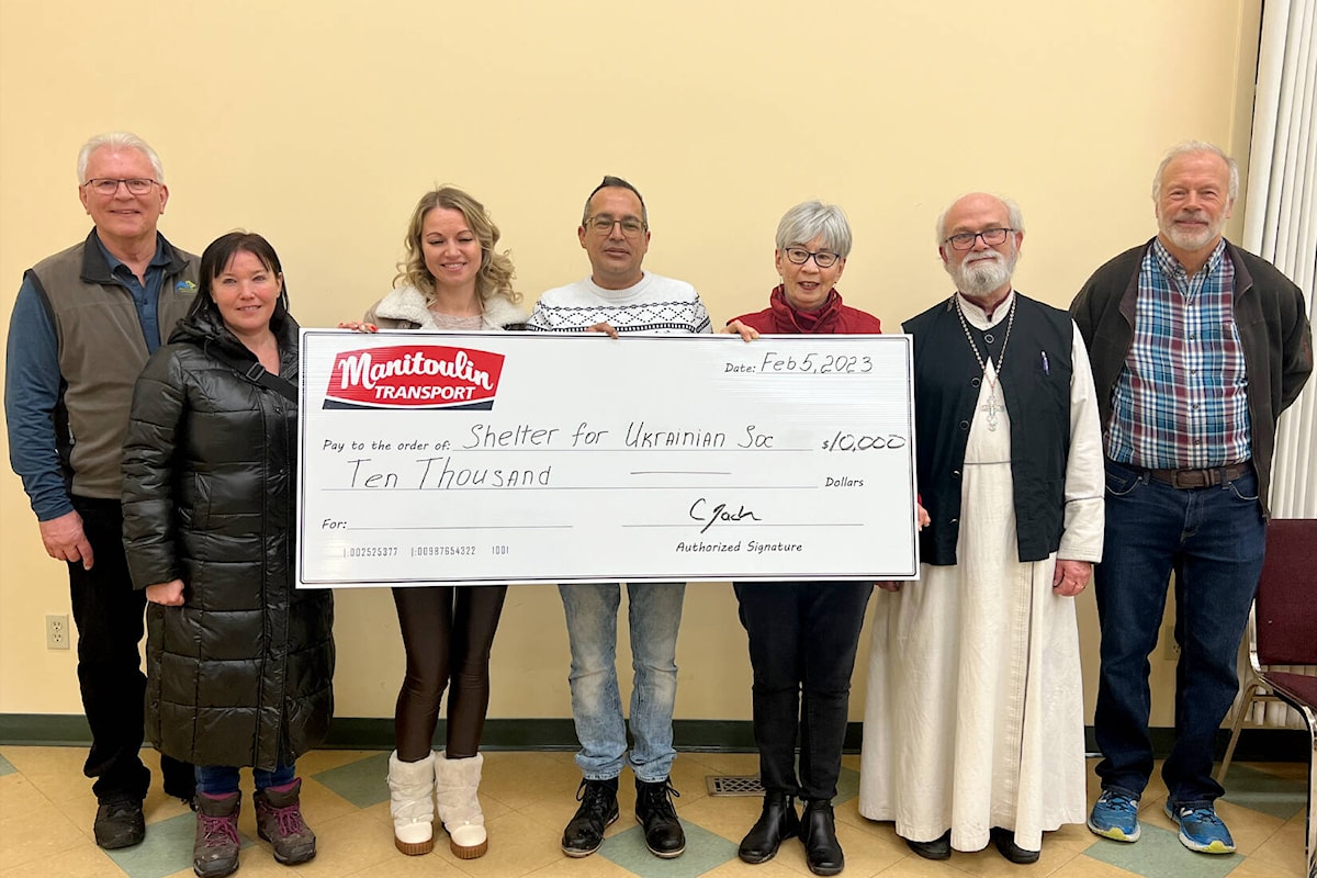 Manitoulin transport support ukraine support group cranbrook daily