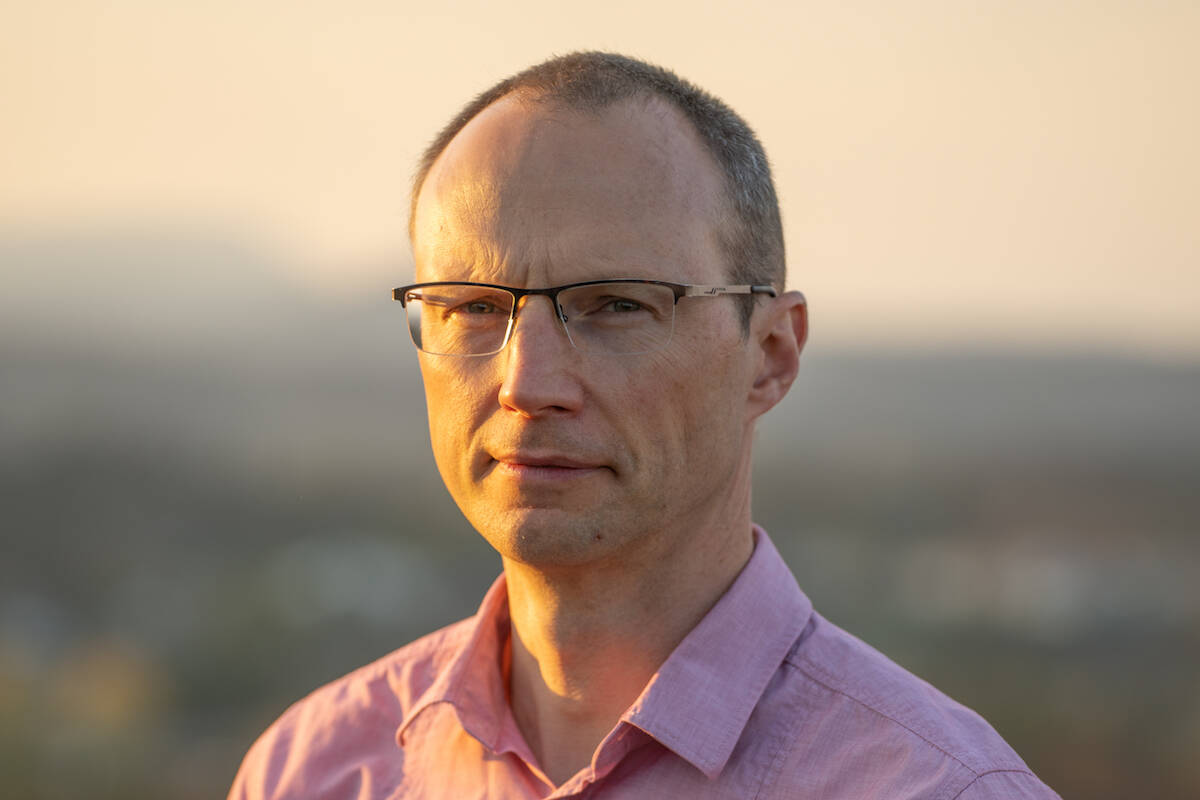 Curran Crawford, a UVic engineering professor and lead of the Accelerating Community Energy Transformation (ACET) initiative. (Courtesy of Armando Tura)
