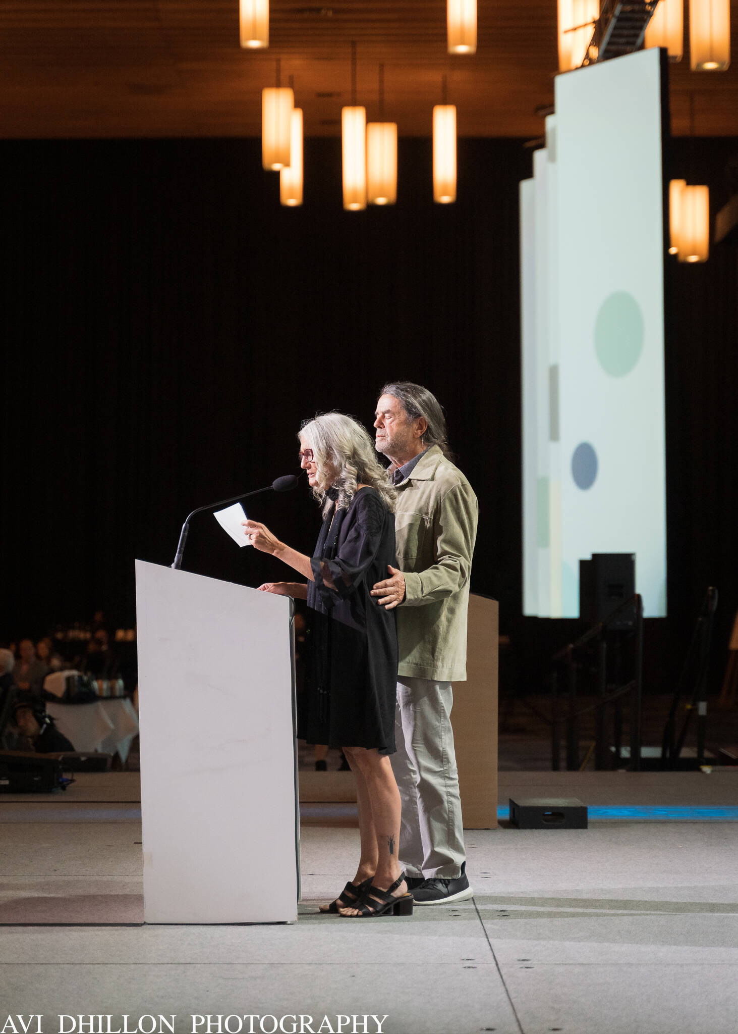 Pat Henman and her husband Larry Vezina at the Courage to Come Back awards. Photo: Avi Dhillon