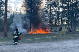 Cranbrook firefighters extinguish tent fire