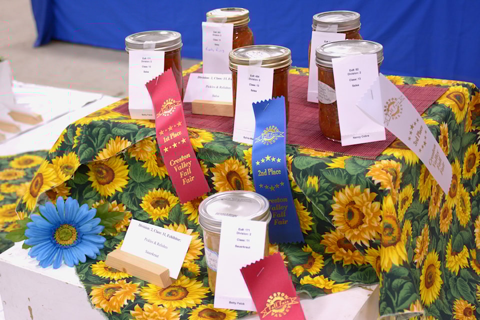 Those who love to can salsa and pickles as a hobby have a chance at a prize ribbon. 