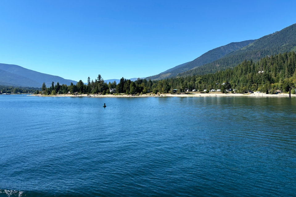 View of Kootenay Lake, near Nelson.