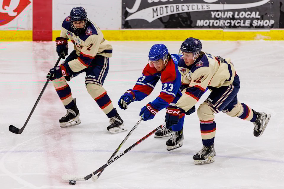 Creston Valley Thunder Cats vs. Kamloops Storm on Oct. 18. 