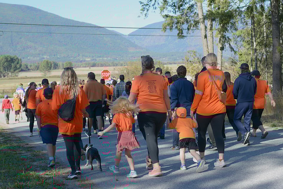 On Sept. 30, the National Day for Truth and Reconciliation, over a hundred people joined the Yaqan Nukiy for a walk in solidarity. 