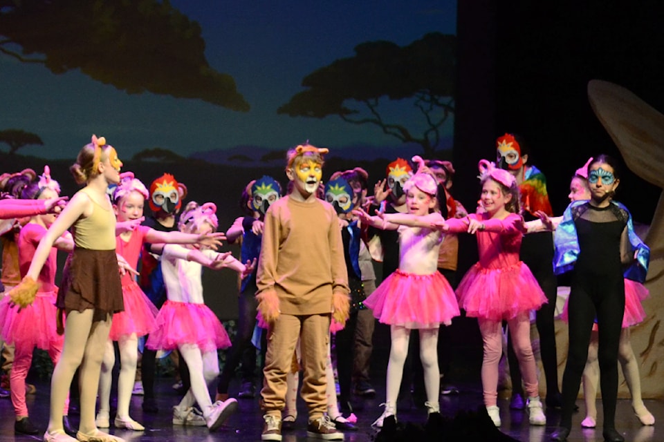 The cast and crew of The Lion King Jr., students from ARES, impressed audiences in two sold-out performances on March 7 and 8.