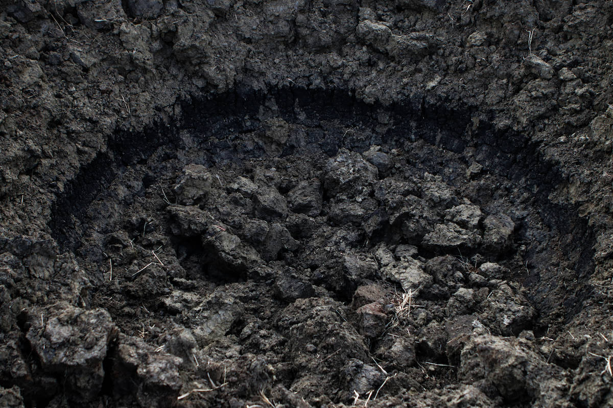 The inside of a crater. Photo: Aaron Hemens