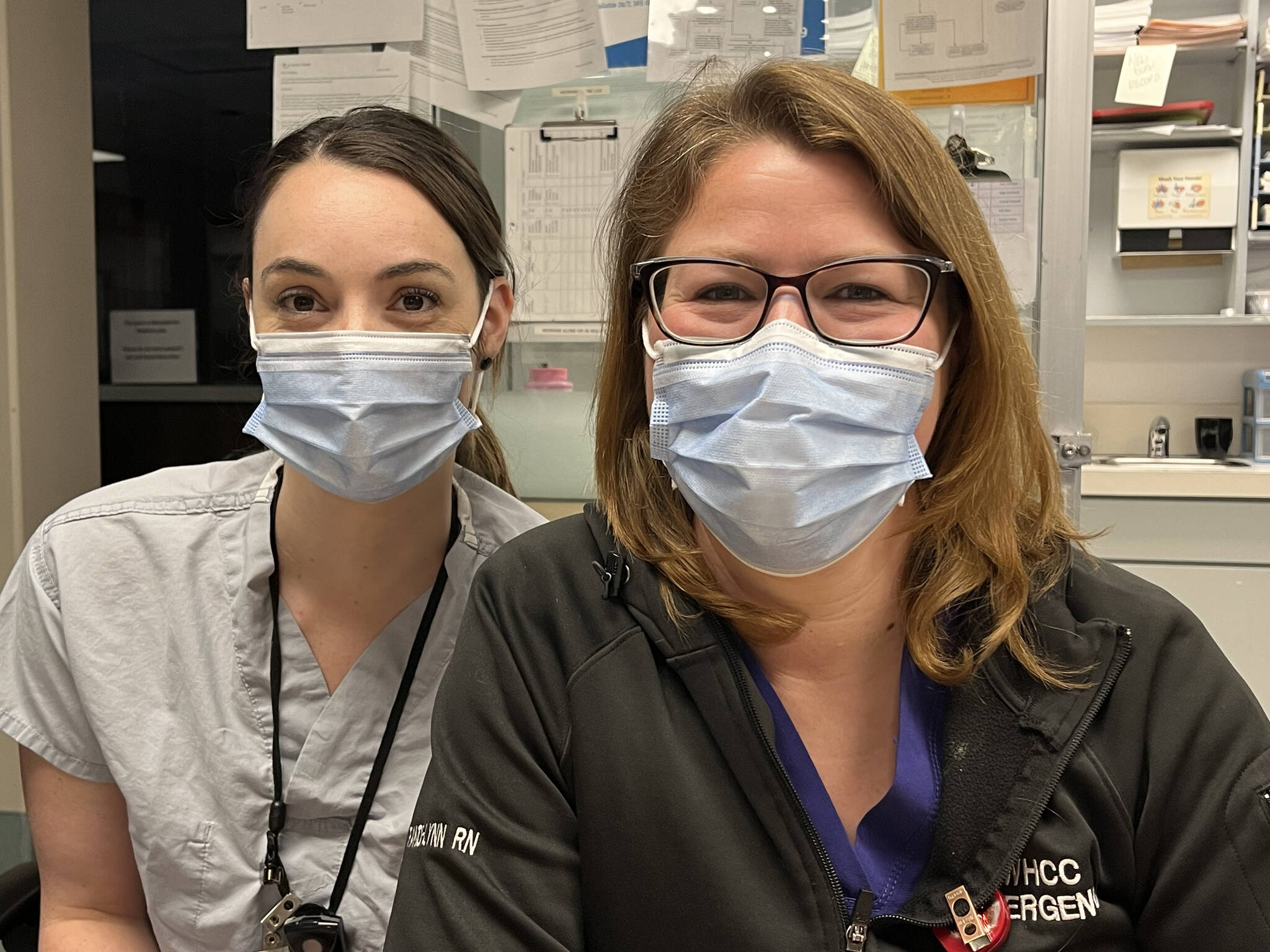 Two local Creston nurses. (Submitted)