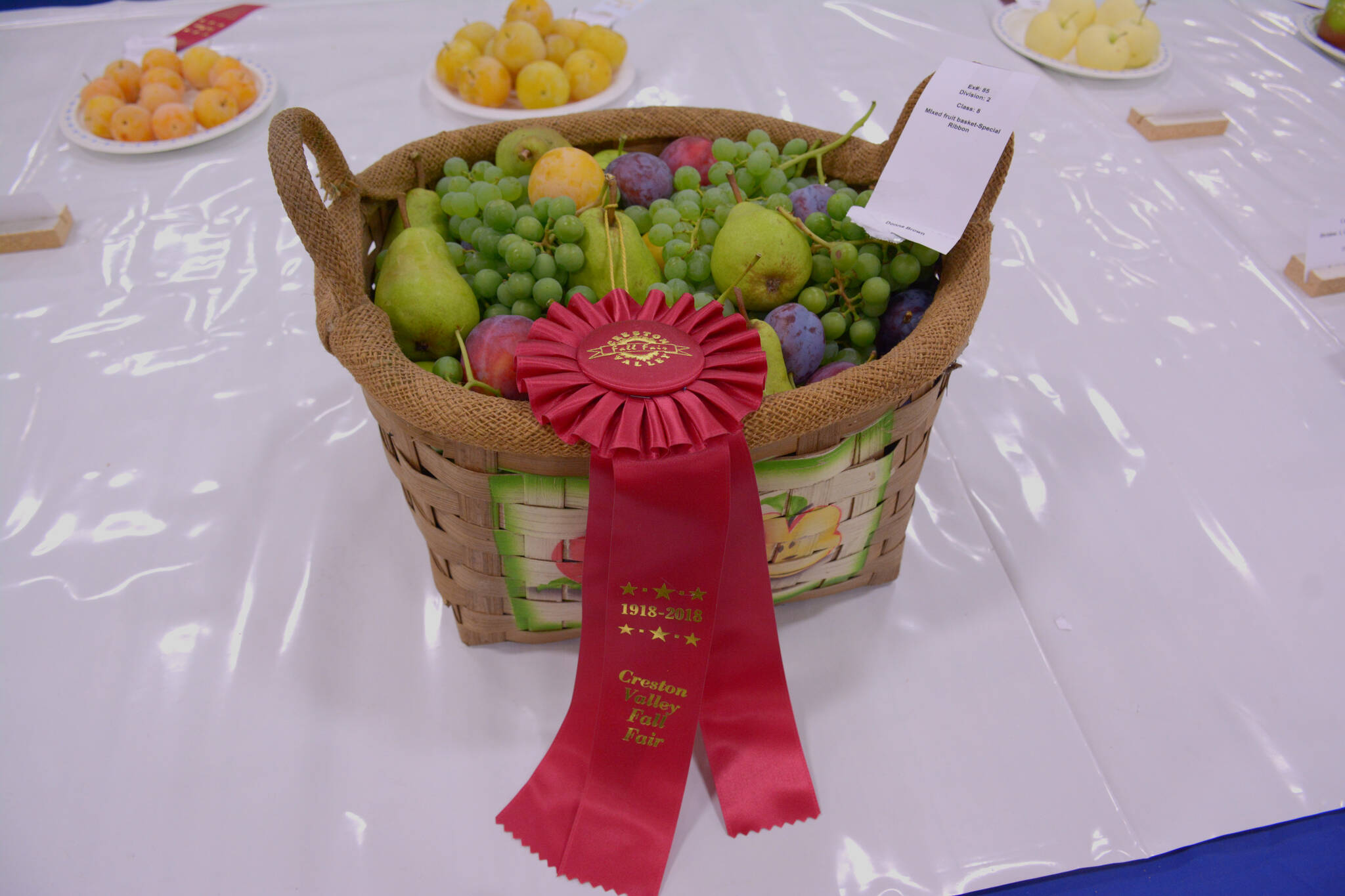 An award-winning fruit basket. (Photo by Kelsey Yates)