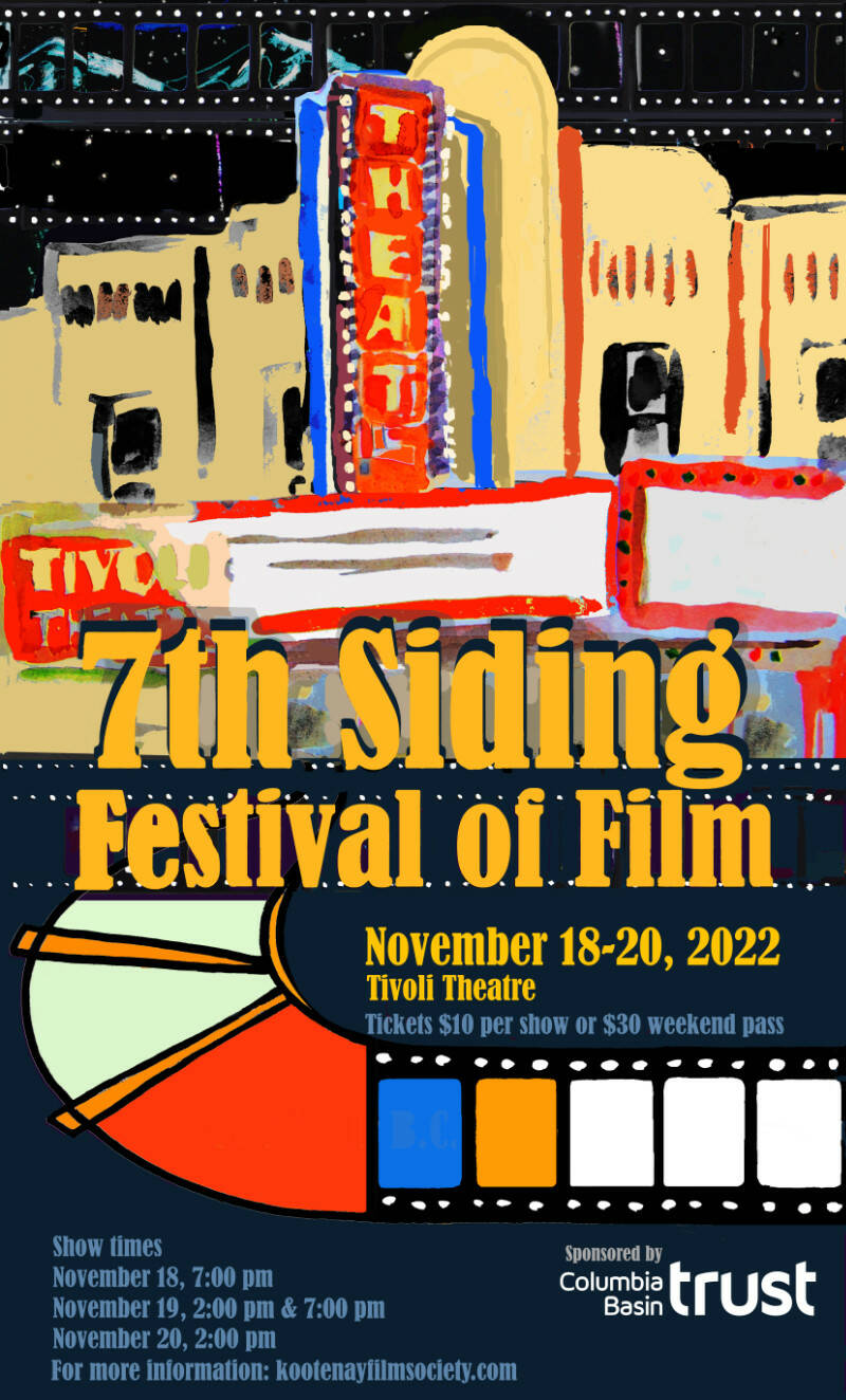 The 7th Siding Festival of Film is coming Nov. 18 - 20. (Submitted)