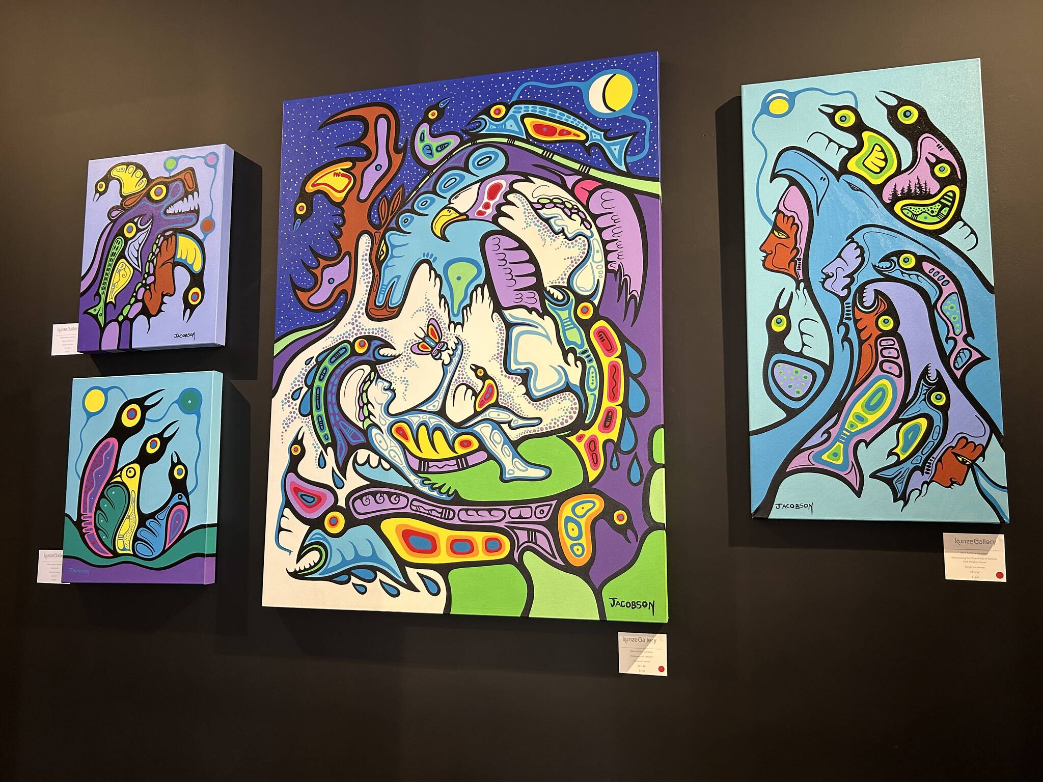 The art of Mark Anthony Jacobson. (Photo by Kelsey Yates)