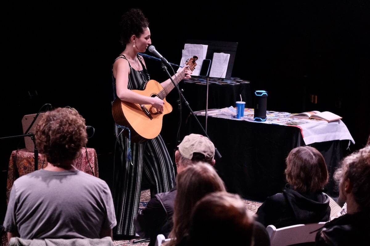 Tenise Marie performed her show entitled Argenta to Atra on Oct. 1 at the Civic Theatre in Nelson. Photo: Bill Metcalfe
