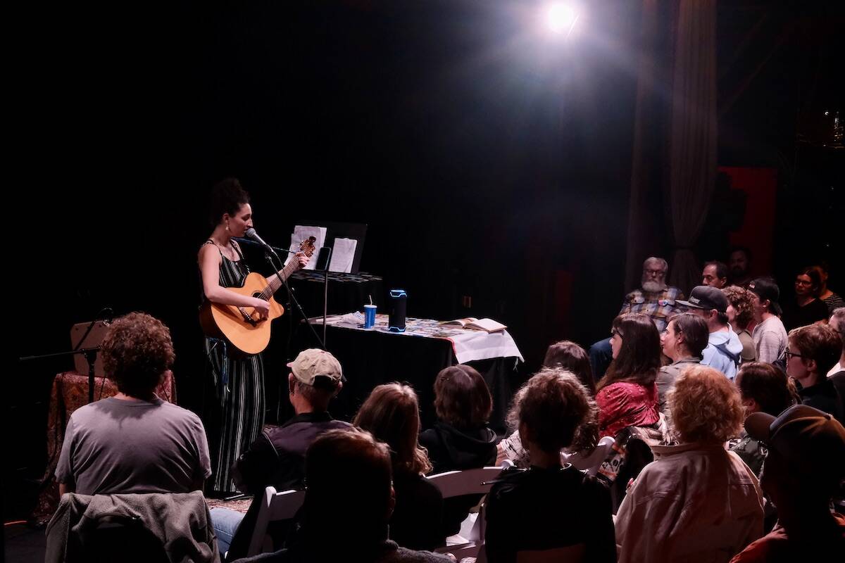 Tenise Marie performed her show entitled Argenta to Atra on Oct. 1 at the Civic Theatre in Nelson. Photo: Bill Metcalfe