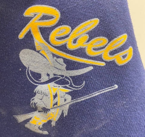 Over the years, there have been numerous Rebel logos depicting a Confederate soldier. Photo SD58