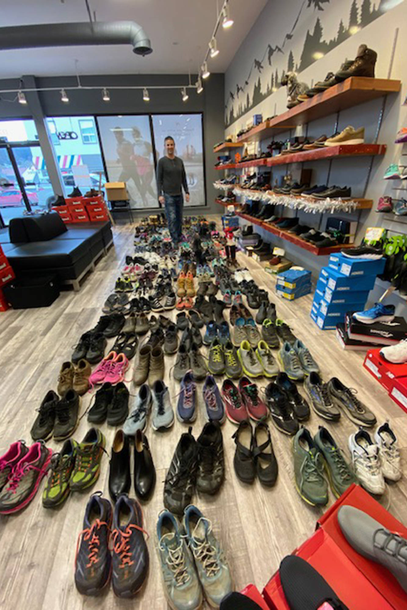Salmon Arm business collecting old soles for Salvation Army