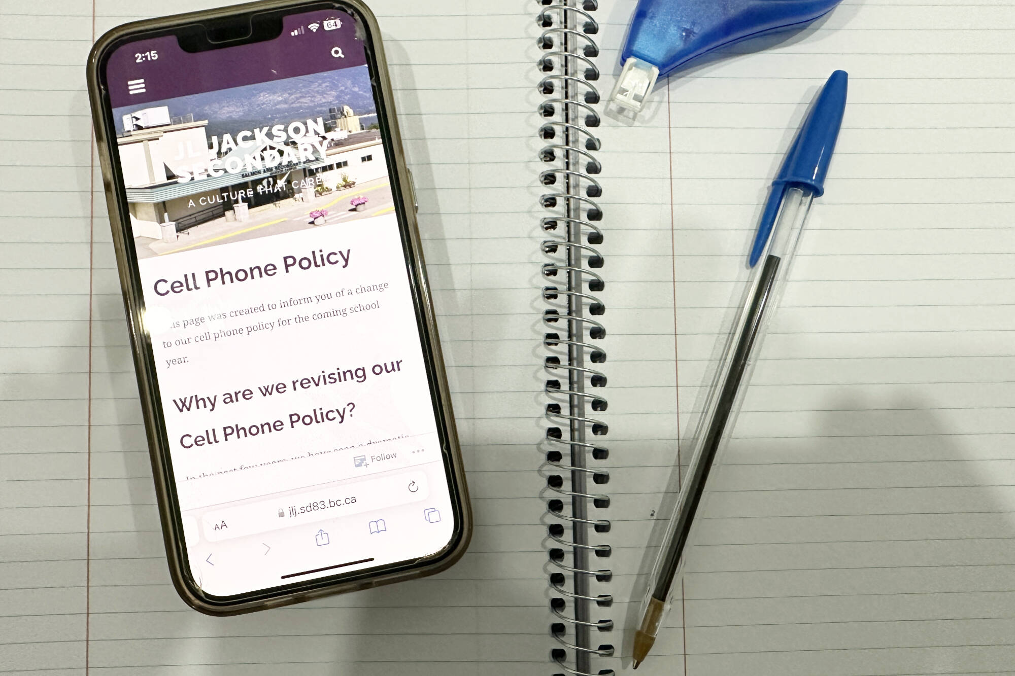 School Policies / Cell Phone Policy