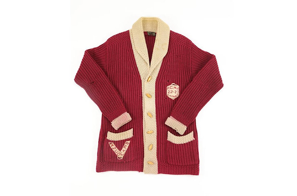 Hockey history up for sale as 97 year old Vancouver Millionaires sweater hits auction Fernie BC News