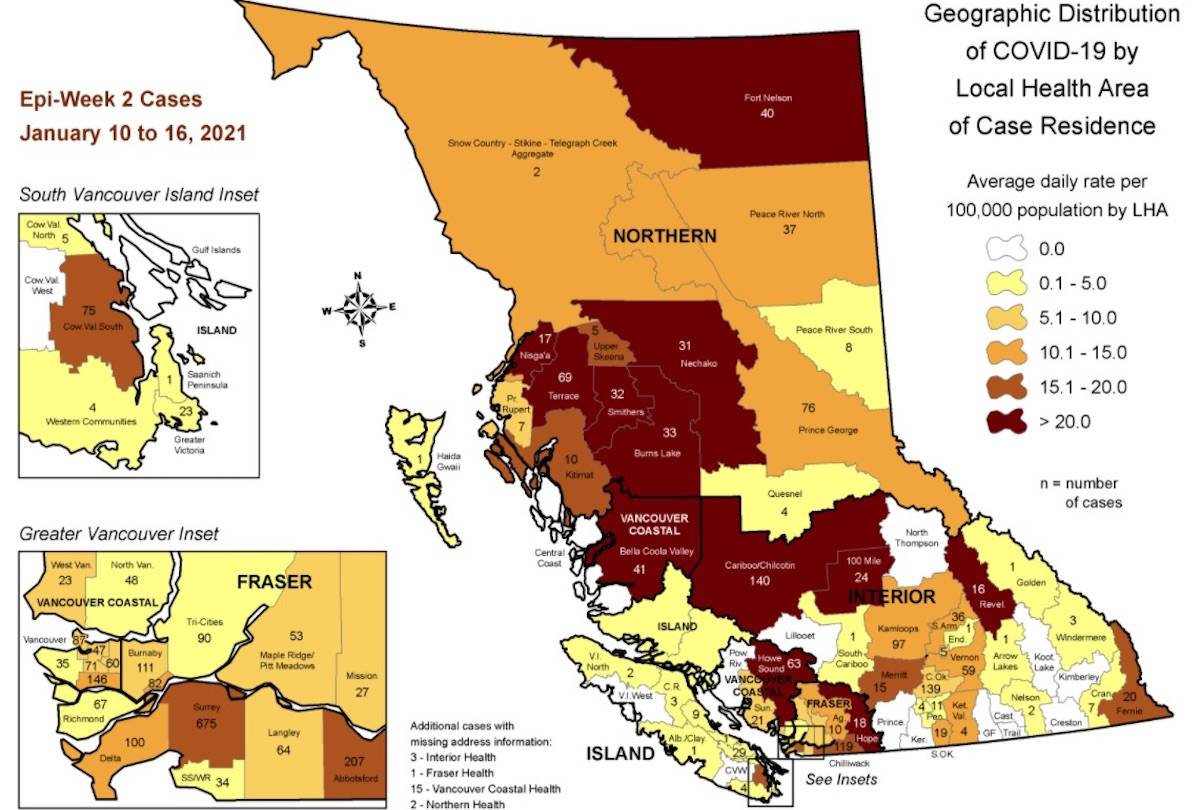 BCCDC reports 20 new COVID cases in Fernie health area last week