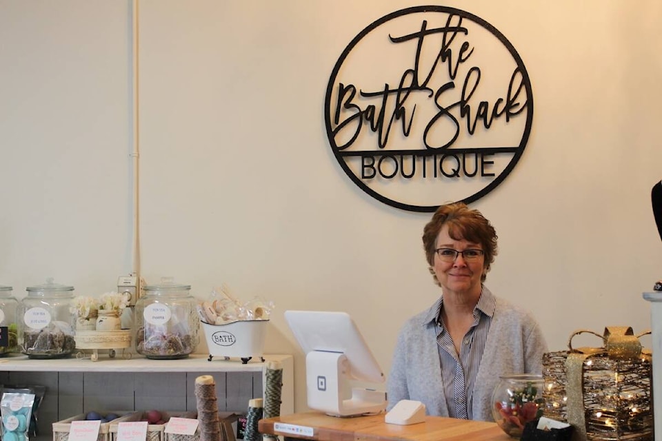 Debbie Kliment opened her handmade gift shop, The Bath Shack, in Elkford on Nov. 13, 2021. (Courtesy of Debbie Kliment)