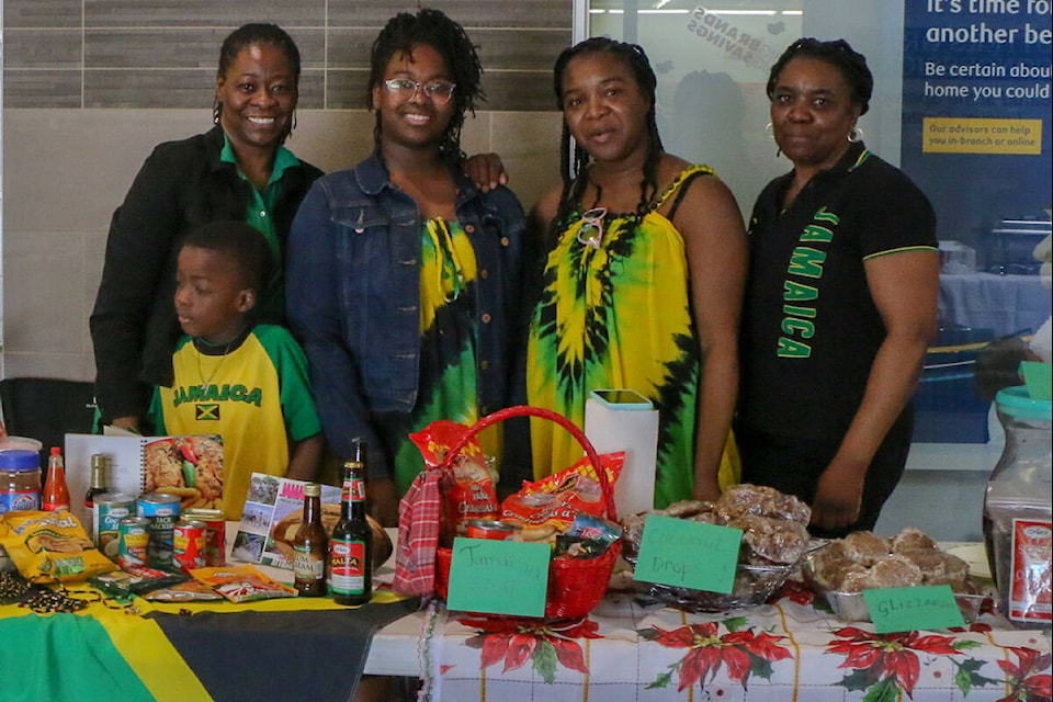 Jamaican treats offered a dinner of spicy traditional fare at Taste of Sparwood on Apr. 24 (Sherry Benko)