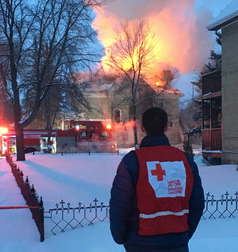 In addition to helping communities during bigger disasters like floods and fires, Red Cross volunteers also support families during smaller emergencies like house fires or gas leaks.