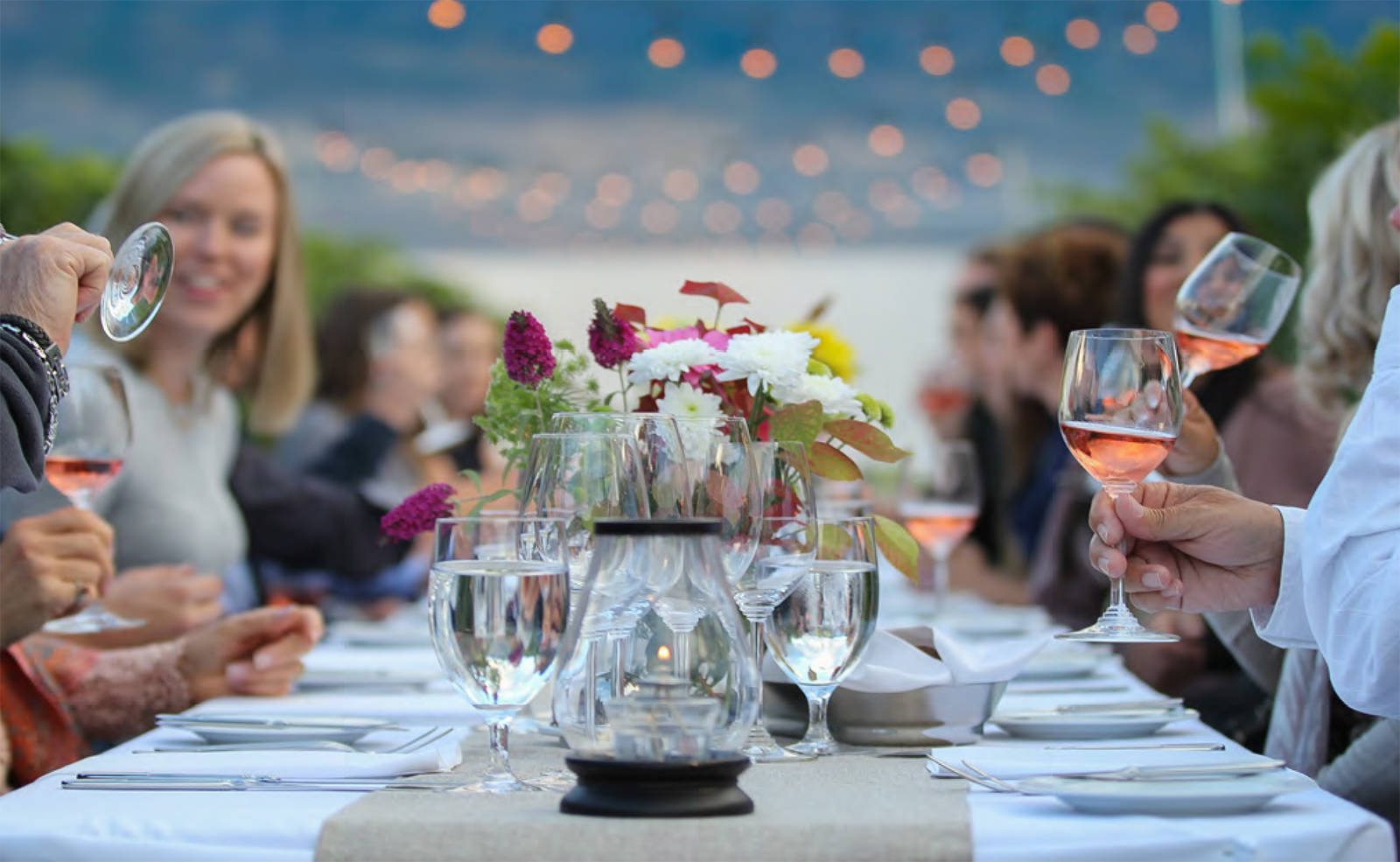 Quails Gate Winery Dinner in the Vineyard. Photo courtesy Tourism Kelowna