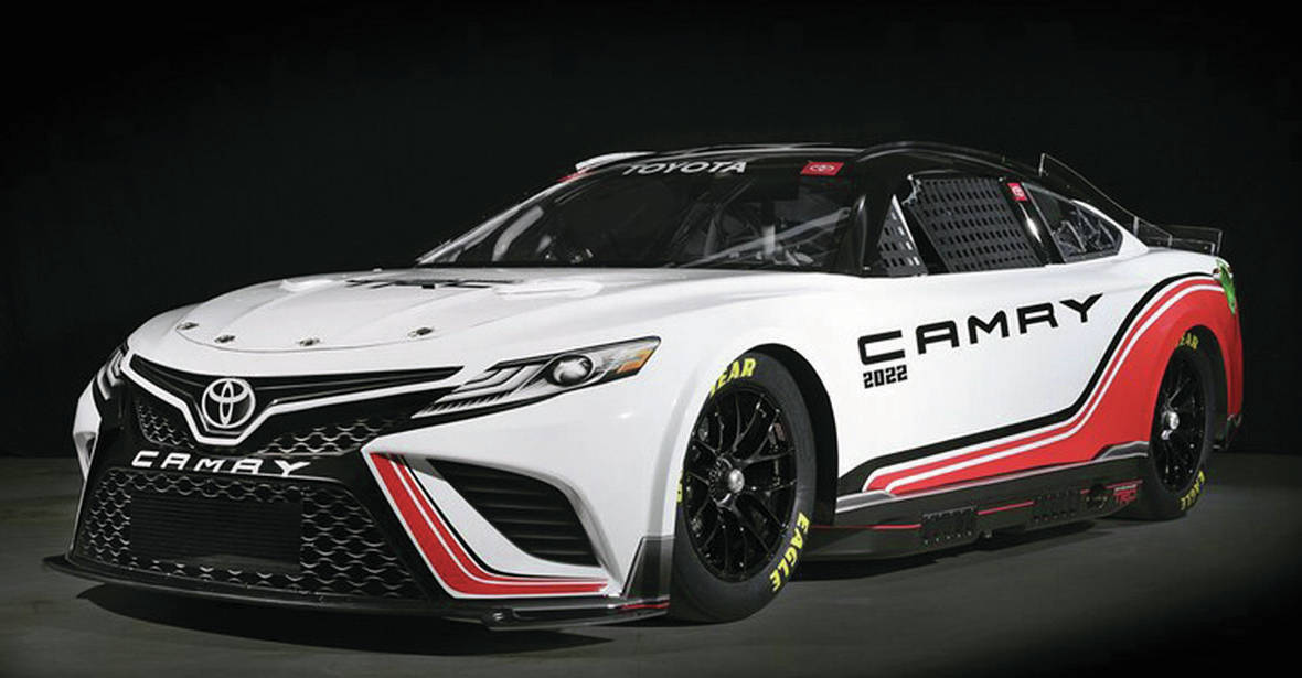 Among the major changes, the new seventh-generation NASCAR Cup cars look more like the cars you can buy from the local dealership. PHOTO: TOYOTA
