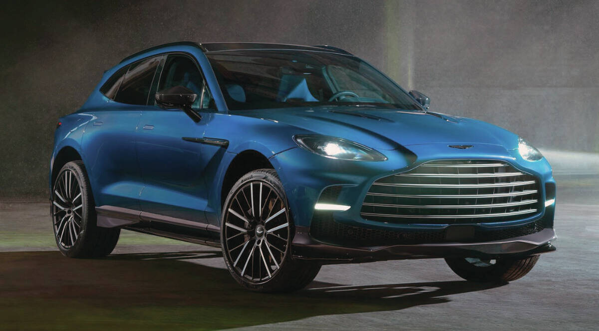 The Aston-Martin DBX will add a higher performing model called the 707, with 155 more horsepower than the 542-horse base model. PHOTO: ASTON MARTIN